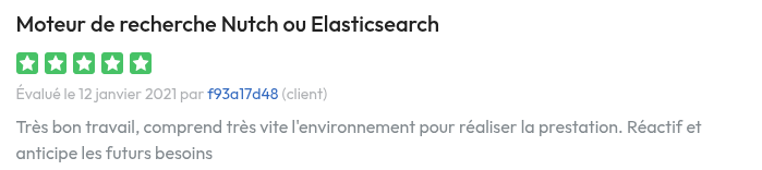 Avis f93a17d48 — Codeur.com