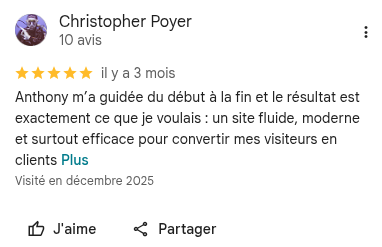 Avis Christopher Poyer — Google